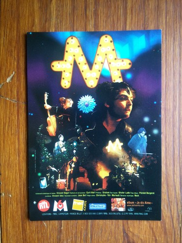 Concert mathieu chedid - m, en