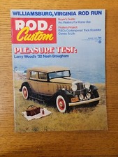 Rod & Custom Magazine Août 1973 ~ TRÈS FINE VF ~ Street Hot Rod Petersen