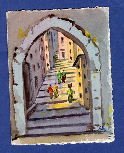 Aquarelle originale signée