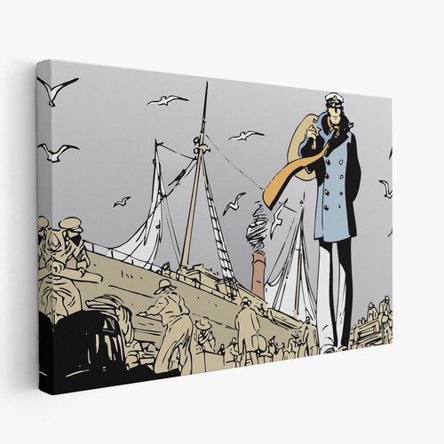 Toile tendue prêt - , à