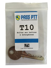 Clé Pass PTT T10 - Clé universelle pour boîtes aux lettres