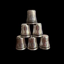 Suite De 6 Verres À Liqueur En Argent Massif & Minerve & 44 Grammes