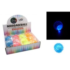 Boule de Massage LED 5,5 cm avec Picots Pied Cuir Chevelu Anti Stress