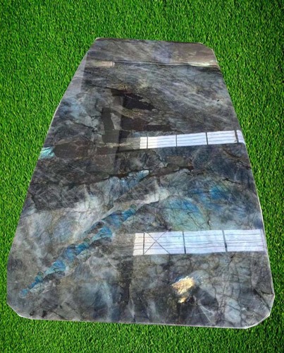 Table agate grise design - grise,