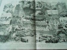 Grande Gravure 1874 - Fêtes