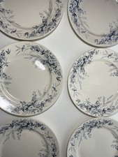 Set of 6 Antique Creil and