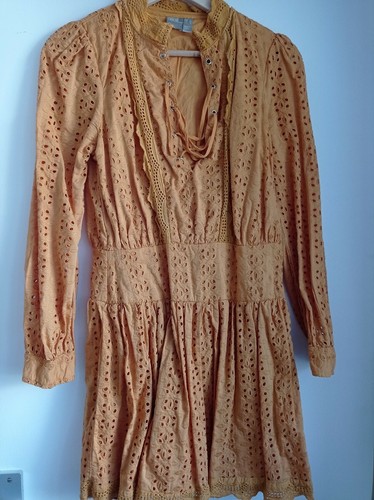 Robe courte broderie - robe,