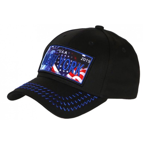 Casquette bleue noire - bleue,