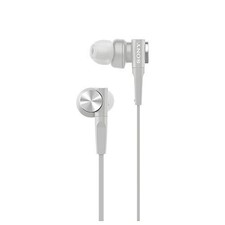 Casque intra-auriculaire SONY MDR-XB55 Bass Booster blanc grisâtre NEUF du...