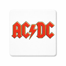 Magnet Frigo AC/DC logo 5x5 cm