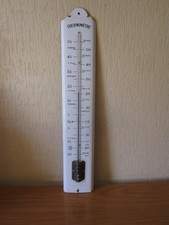 ANCIEN THERMOMÈTRE ÉMAILLÉ - 67 CM