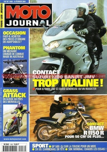 Moto journal 1458 essai - journal, road