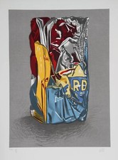 César Baldaccini, Automobile Compression, Lithographie, Signée Et Numéroté Stylo