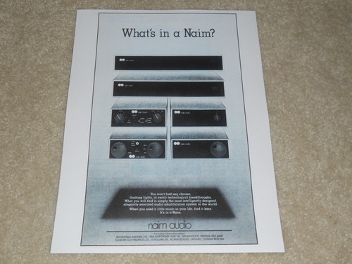Naim audiophile audio - audiophile, ad