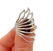 Bague aile ajourée vintage en