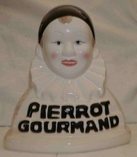 Présentoir en céramique pour sucettes «  Pierrot Gourmand  »