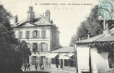 CPA Clermont - 60 - Asile - Les bureaux et Direction -