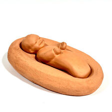 Enfant JESUS  en Terre Cuite Crèche Noël Religion  8,5 cm Soeurs Bethléem