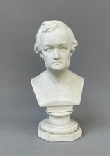 Buste de Wagner en biscuit