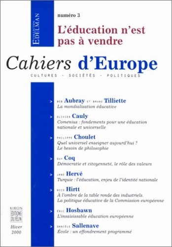 Cahiers europe book the - europe, n3