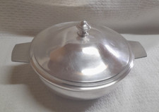 ANCIEN LEGUMIER  EN METAL ARGENTÉ DE RAVINET D'ENFERT N° 1