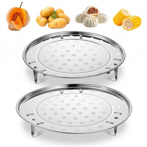 Ensemble panier vapeur rond - de,
