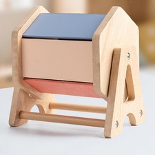 Tambour rotatif en bois pour bébé, jouet éducatif pour enfants de 6 à 12
