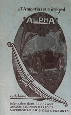 AUTO OMNIA publicité ALPHA l'amortisseur idéal automobile