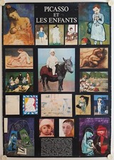 Affiche PICASSO et LES ENFANTS 1993 Editions Hazan Paris