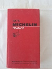 Guide Michelin France Rouge 1975
