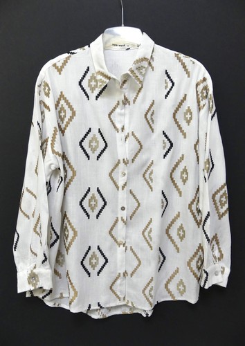 Neuve chemise brodée musy - tb,
