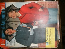 Femmes d'aujourd'hui N° 704 Mode vintage 4 patrons Couture Broderie Robe