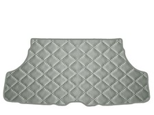 Matelassé Cuir artificiel GRIS Tapis coffre pour Ford Fiesta MK1 1976-1983