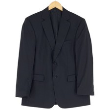 Strellson Veste Blazer Costume Laine Vierge Noir Hommes Pj3 Taille Ue 48 UK / US