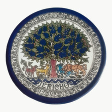 Assiette jéricho arbre - "assiette,