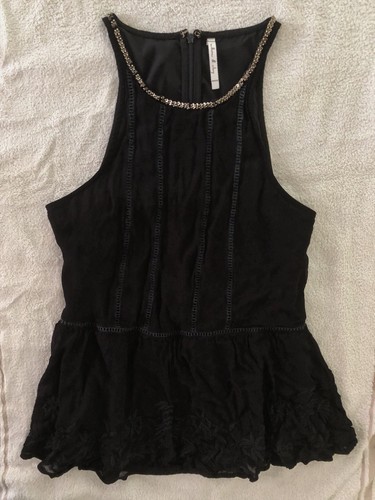 Black lace corset floral - floral, tank
