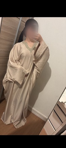 Abaya robe satin femme - ,