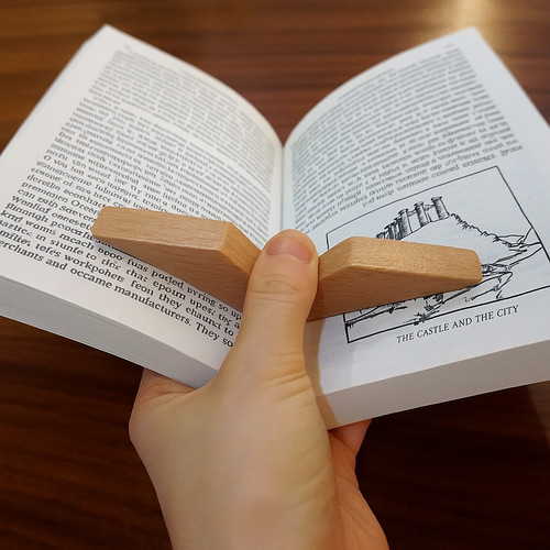 Porte page livre - de,