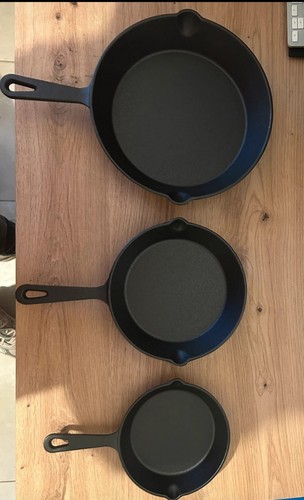 Lot poêles en fonte - poêles,