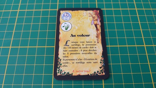 Carte sortilège voleur - carte,