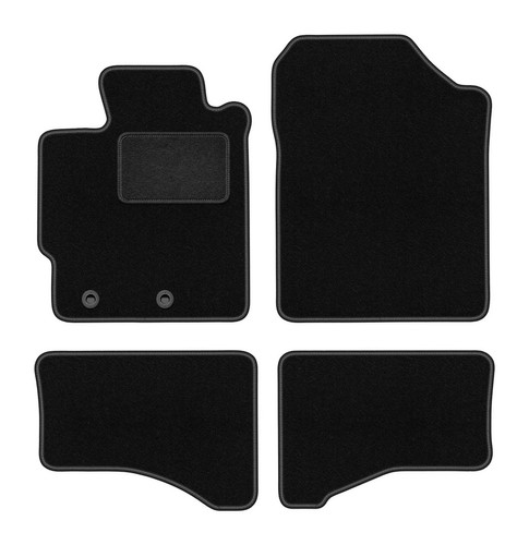 Tapis sol velours noir - tapis, de