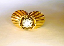 Bague Tank art déco  or 18