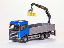 EMEK, SCANIA CR 500 6x4 bleu