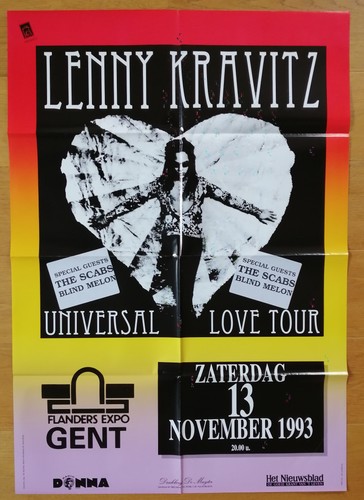 Lenny kravitz affiche concert - lenny,