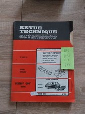 REVUE TECHNIQUE PEUGEOT 504 2.0 2.1 D DIESEL MOTEUR INDENOR Xd 90 88 1948 2112 C