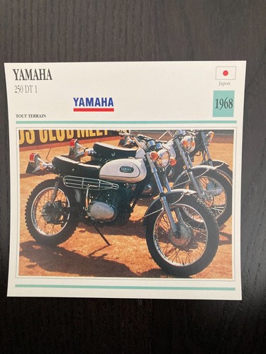 Carte fiche moto collection - moto,