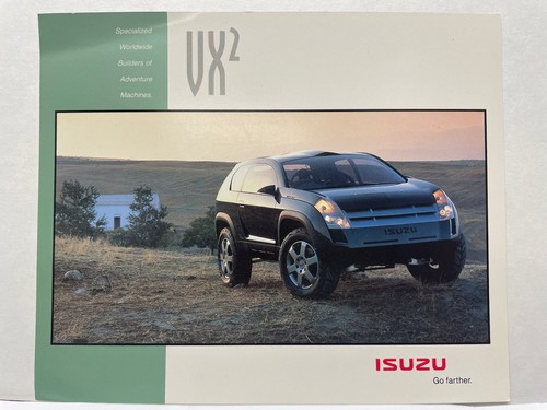 Brochure isuzu vx2 concept car - brochure, concept-car