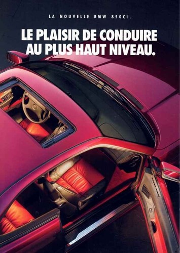 Catalogue brochure bmw 850 - catalogue,