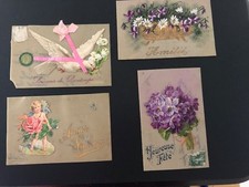 cartes postales anciennes en celluloïd (1910s)