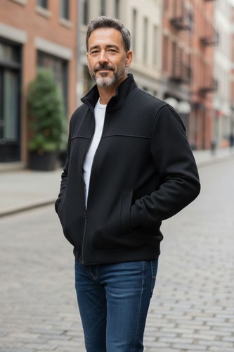 Blouson veste laine pour - veste,